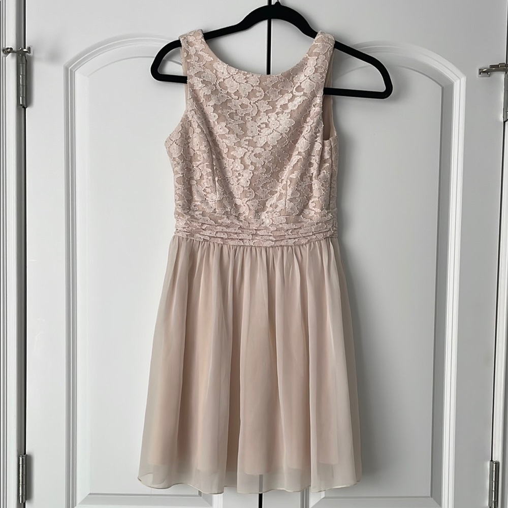 Young adult Pink Lace Dress